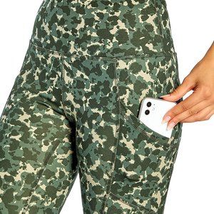 New Balance Collection Eclipse Camo Side Pocket Ankle Legging Women XL